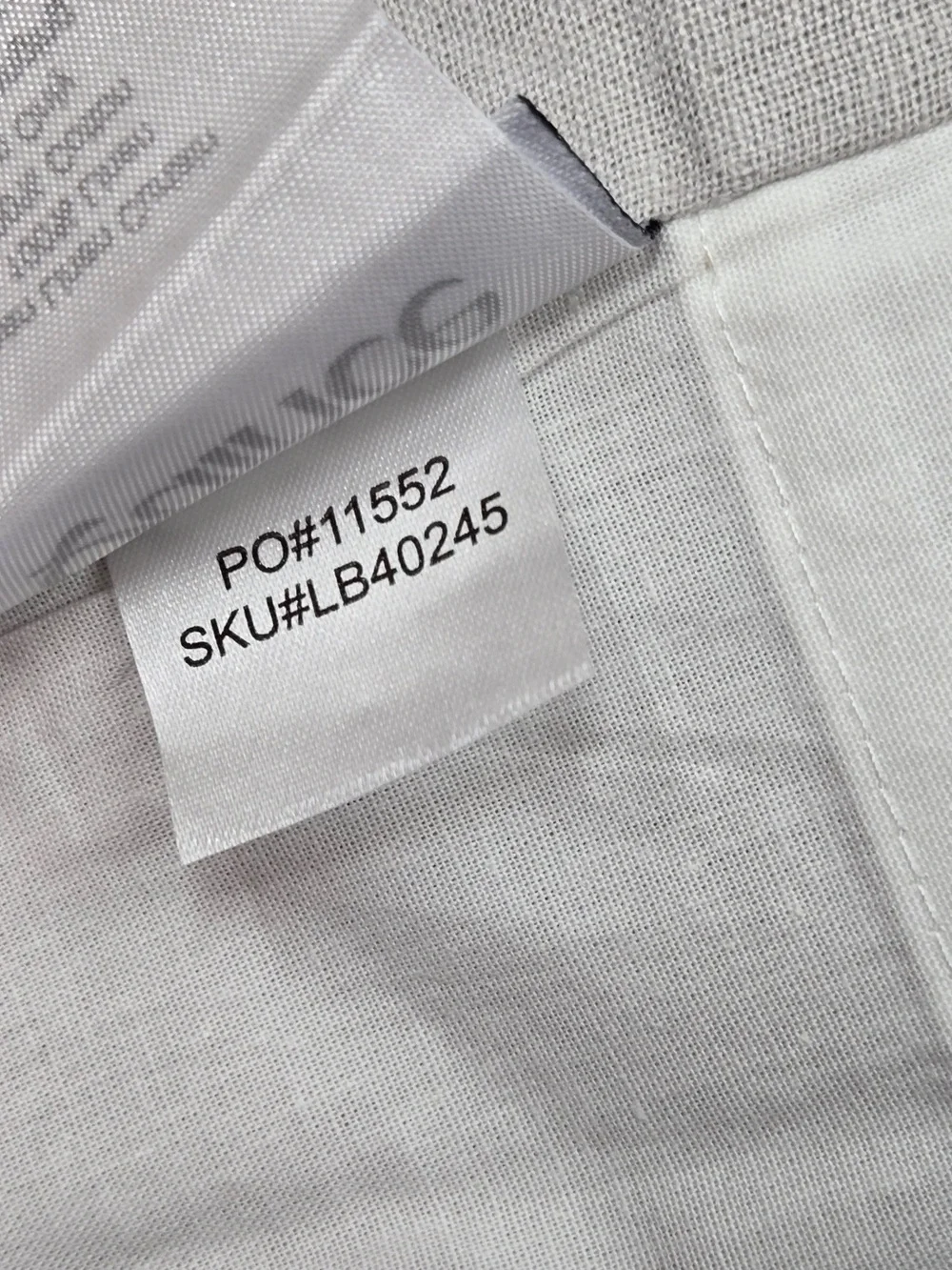 NWT QUINCE Set Of 2 48x84 European Linen Curtains Cloud 9281
